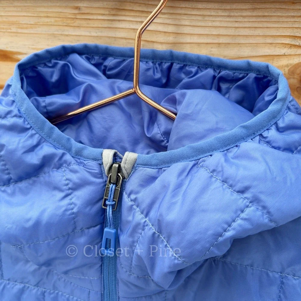 Patagonia Nano Puff Insulated Hoody Jacket Size Medium Float Blue - Picture 8 of 17
